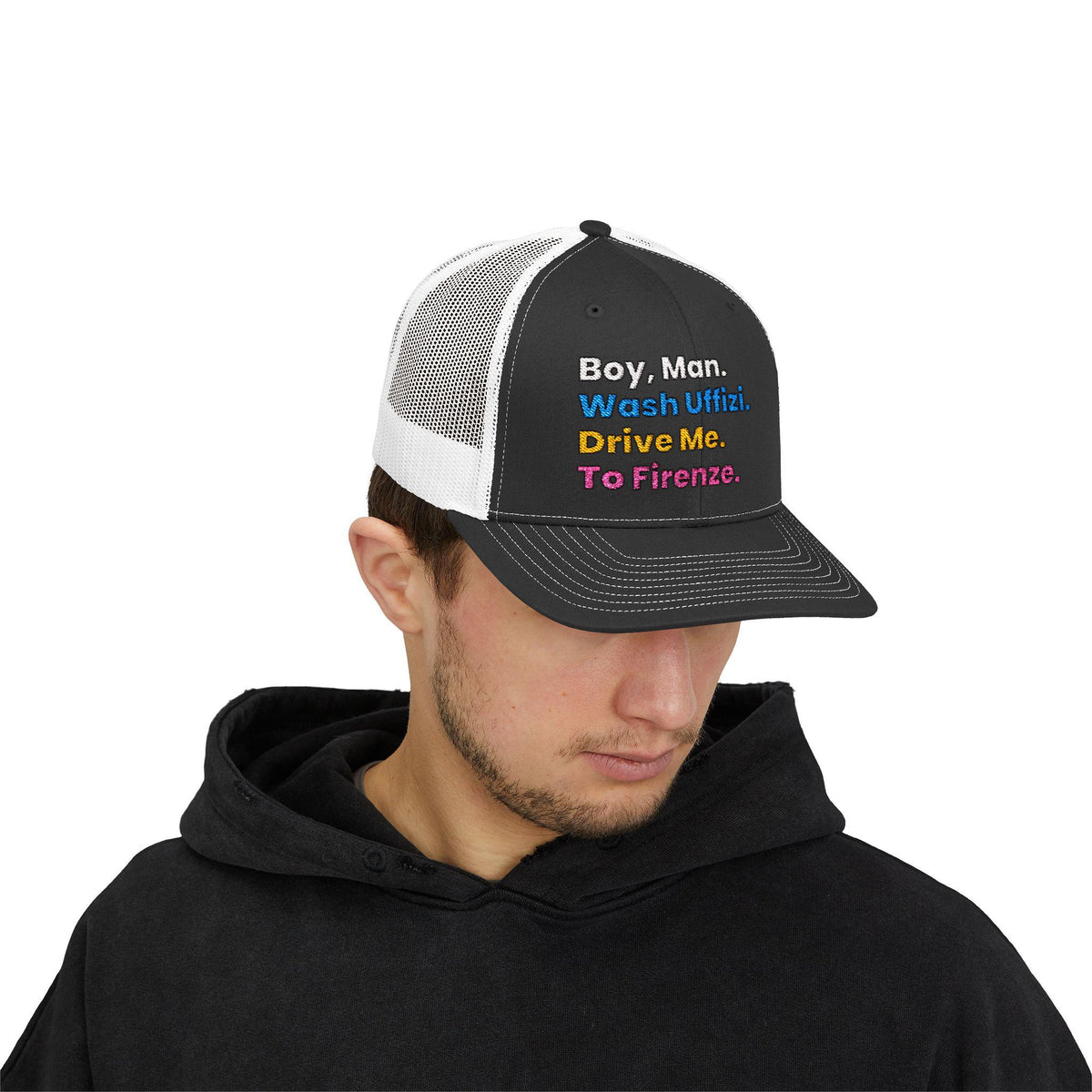 YEM Embroidered Trucker Hat | Phish Inspired Snapback | Festival Hat – alternate view 3