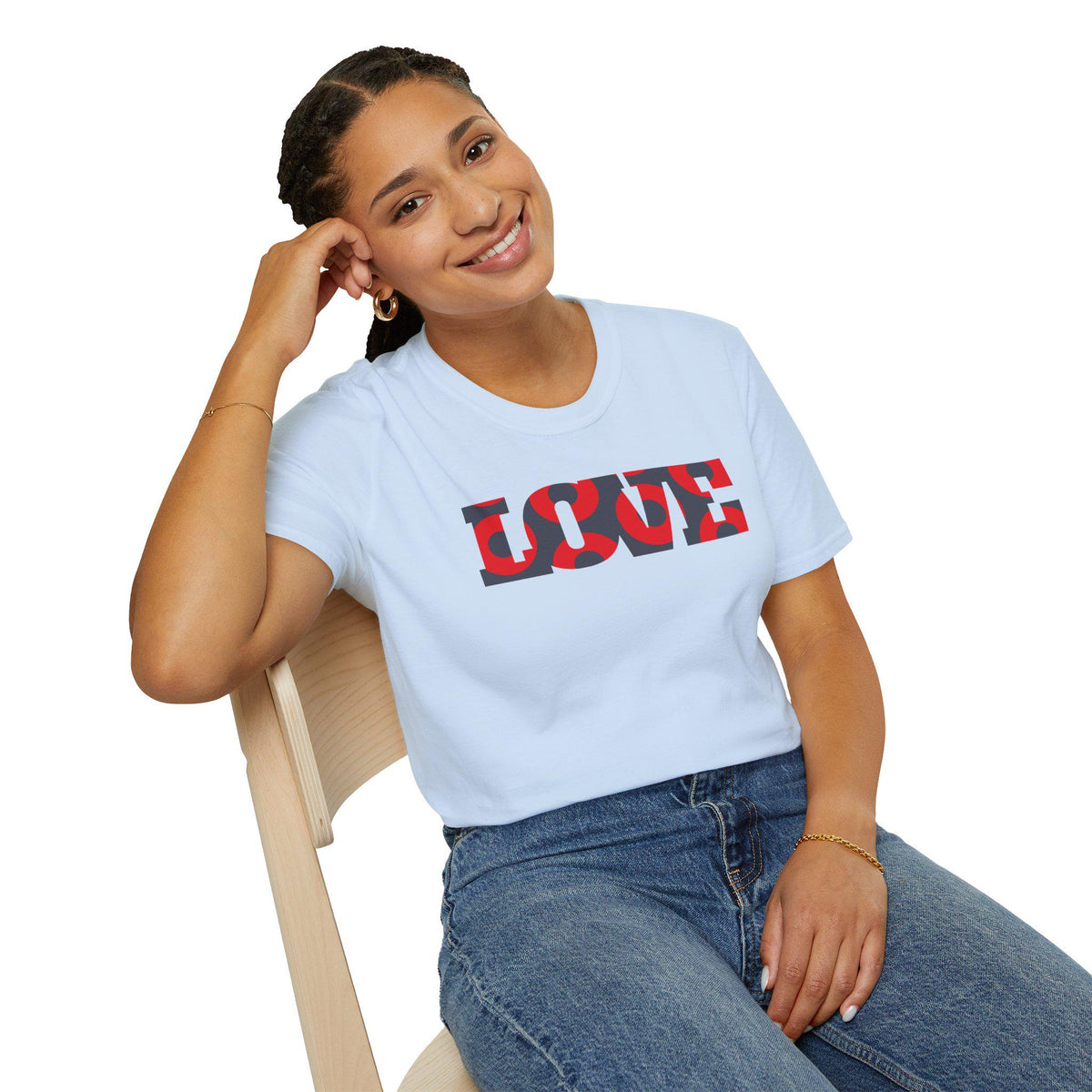 Phish Donut Love Unisex T-Shirt, Softstyle Tee, Bubble Letters, Graphic Tee, Music Fan Shirt – alternate view 7