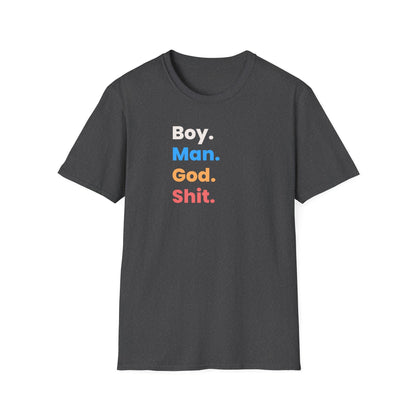 Boy Man God Shit Shirt, YEM Lot Shirt, Unisex Sizing – alternate view 8