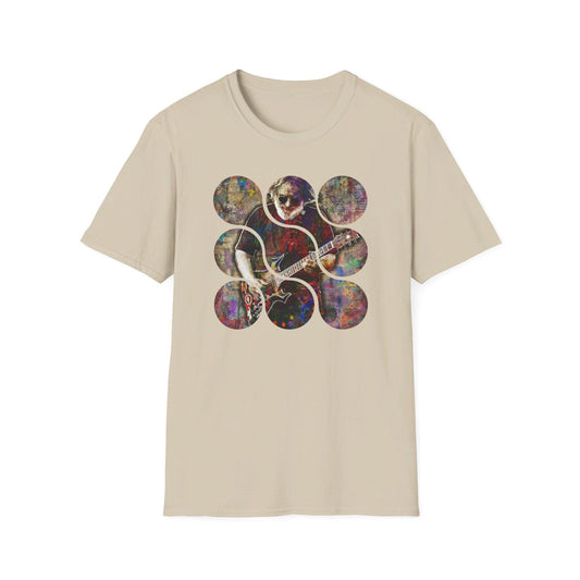 Jerry Garcia Abstract T-Shirt, Rock Legend Shirt