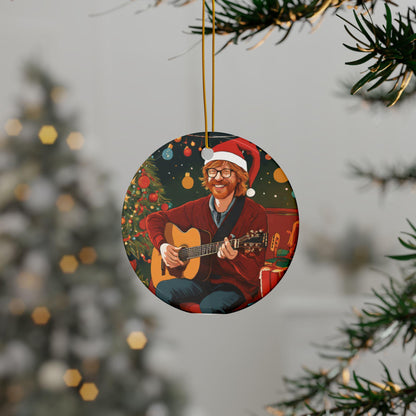 Merry Phishmas! Christmas Trey Santa Double-Sided Ceramic Ornament. Phish Christmas ornament.…