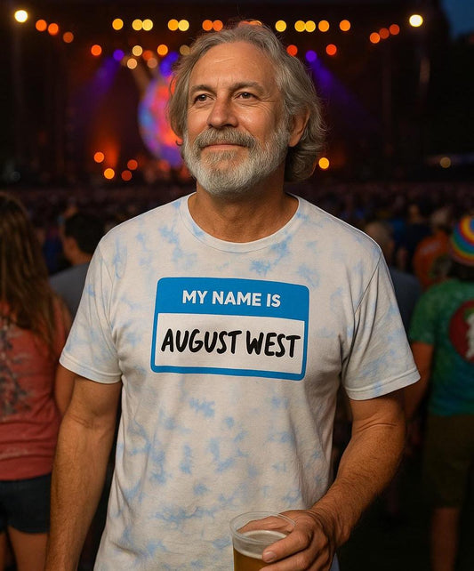 GD Tie Dye Shirt, My Name is August West Tie-Dye T-Shirt