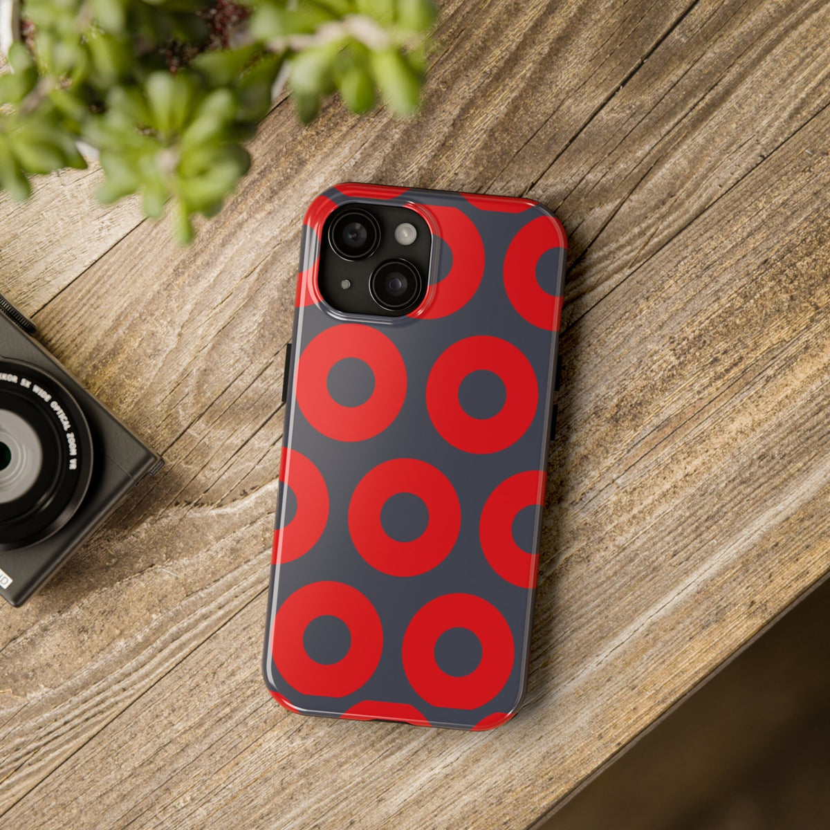 Phish Donut Pattern iPhone Case: Impact Resistant Phone Cover – alternate view 7
