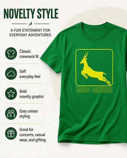 High Geere Antelope T-Shirt | Unisex Softstyle Tee – alternate view 3