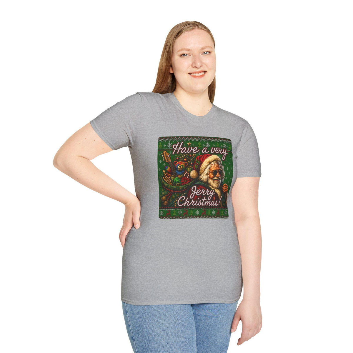 Have a Very Jerry Christmas Shirt. Garcia Santa Christmas T-Shirt. Holiday Jerry Shirt. – alternate view 8